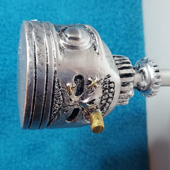 NEW Piston Man Art Deco Statue with Gear Body - Picture 2 of 8